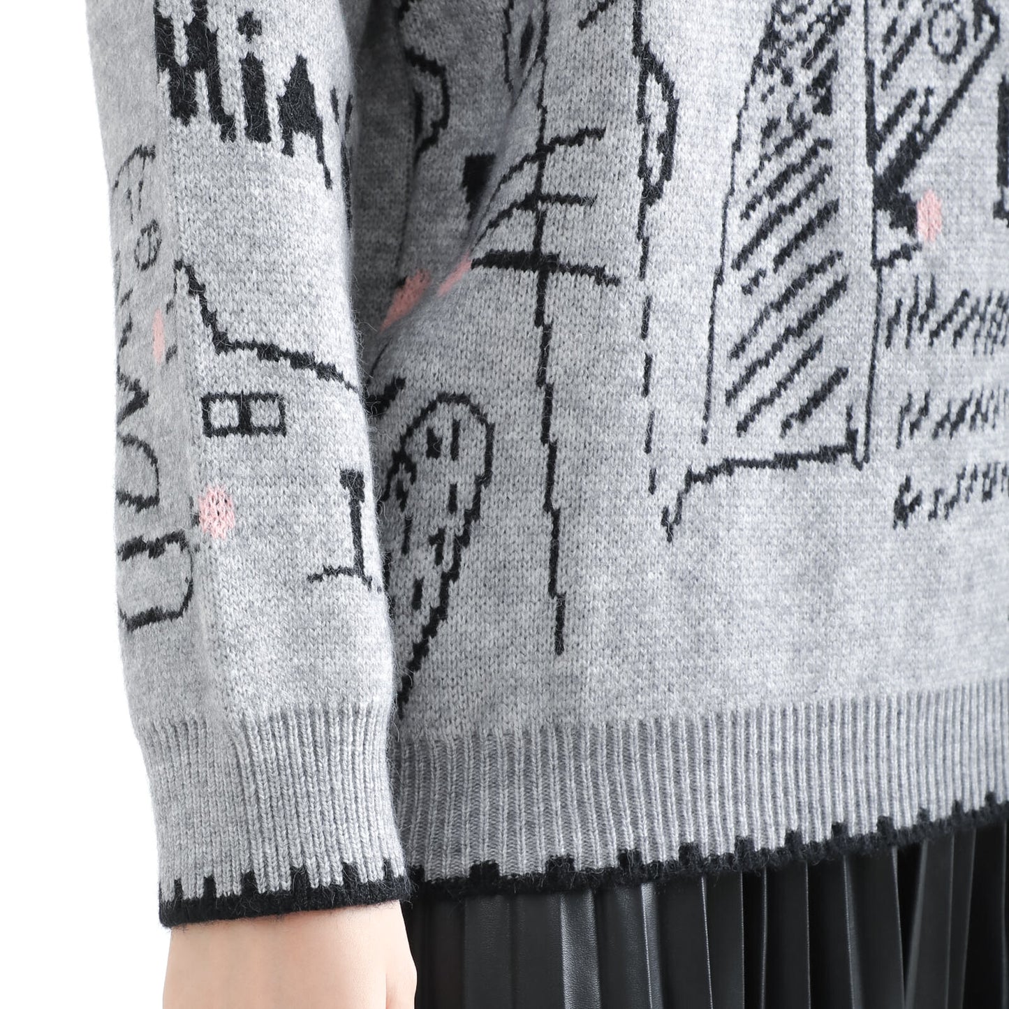 Knitwear with cute cats 可愛貓貓圖案的針織衫
