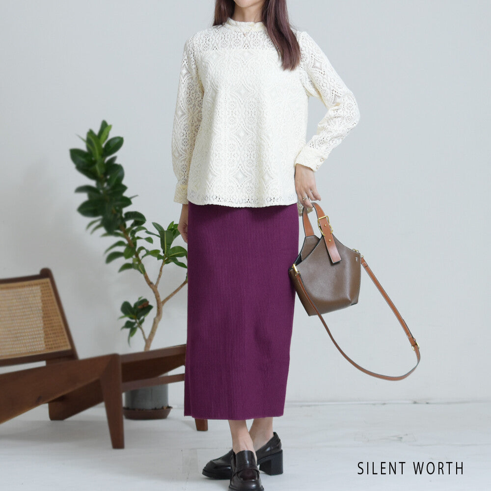 Lace Button-Up Pullover Shirt/Blouse 繫扣襯衫/襯衫套頭蕾絲 (CALA # 1107901)