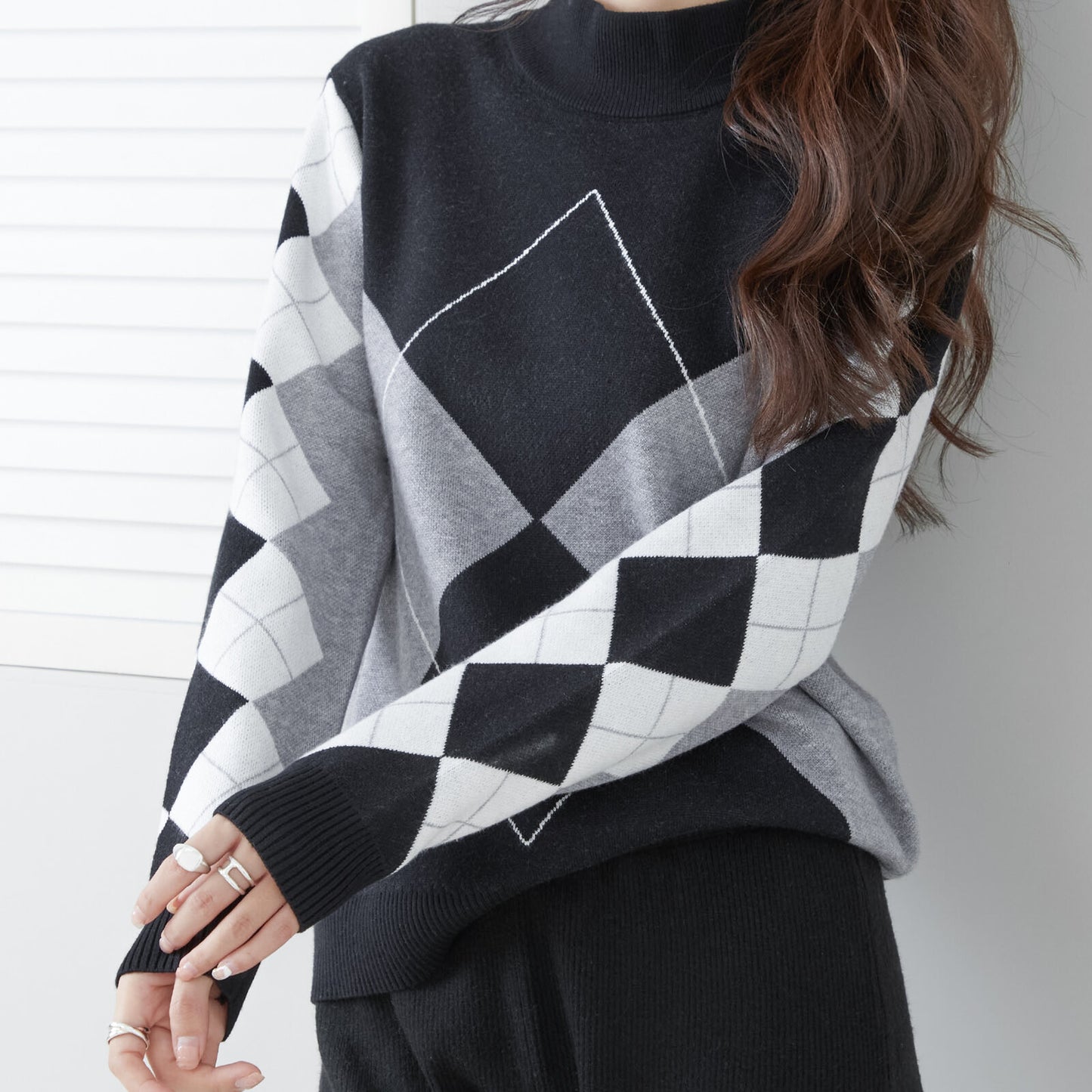 Sweater / Knitwear Argyle Pattern 毛衣/針織品 菱形圖案