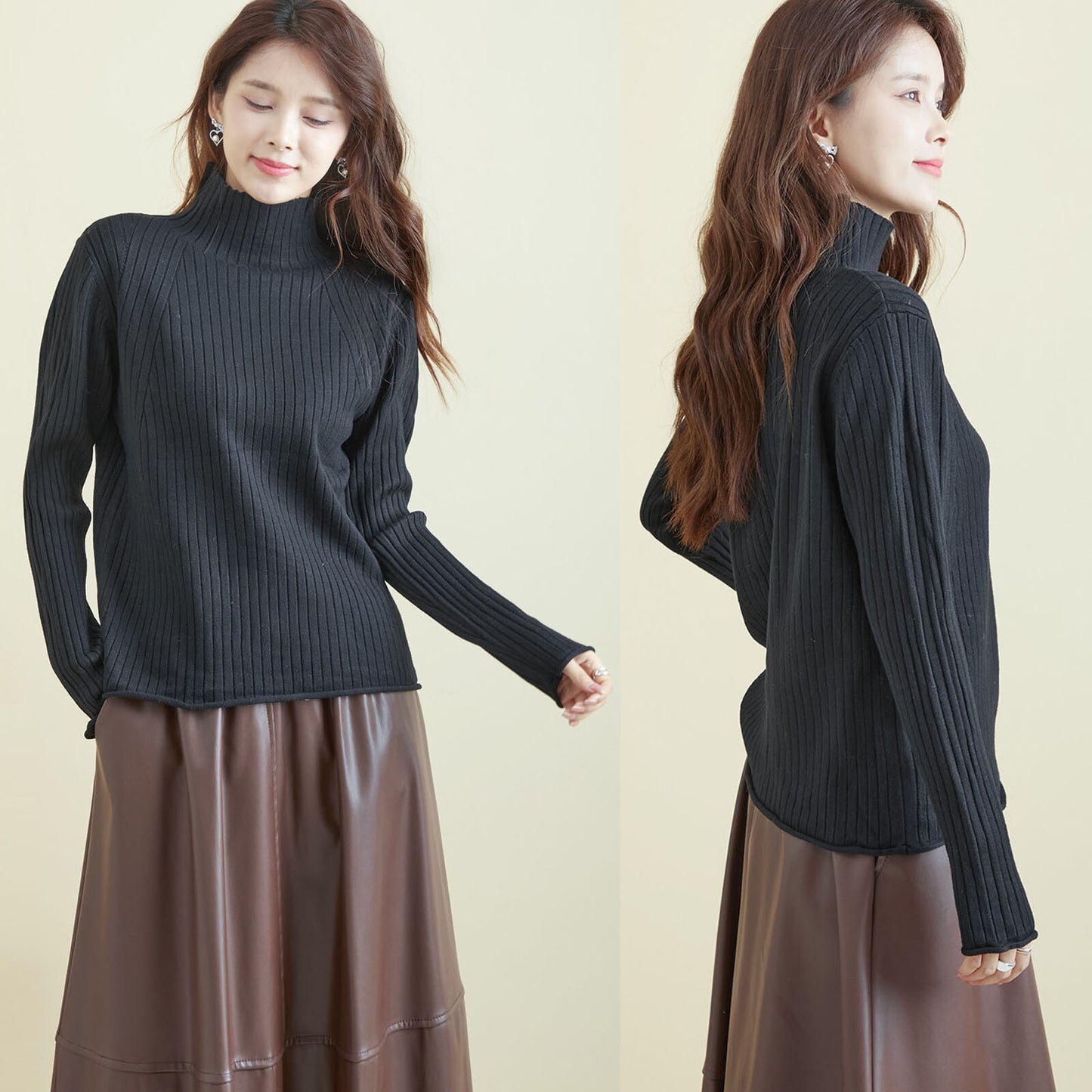 High Neck Knit Sweater 高領針織毛衣