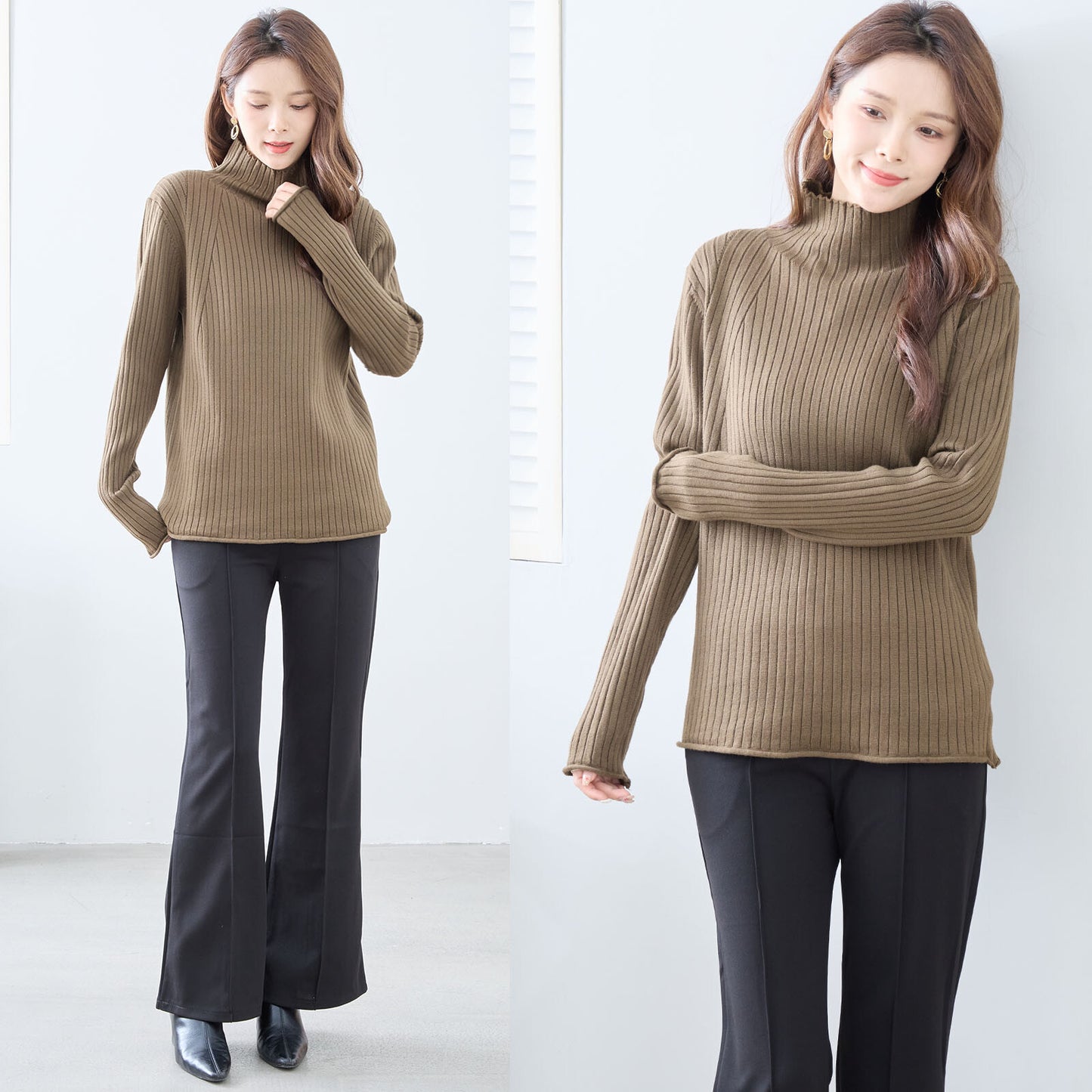 High Neck Knit Sweater 高領針織毛衣