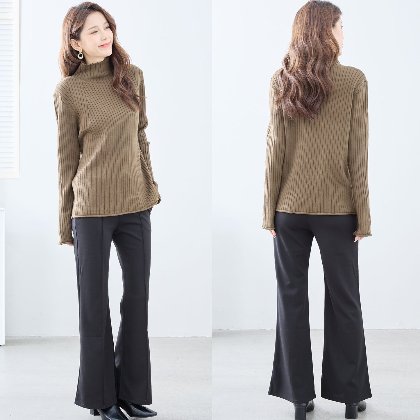 High Neck Knit Sweater 高領針織毛衣