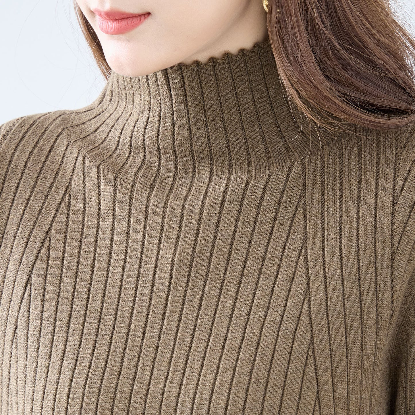 High Neck Knit Sweater 高領針織毛衣
