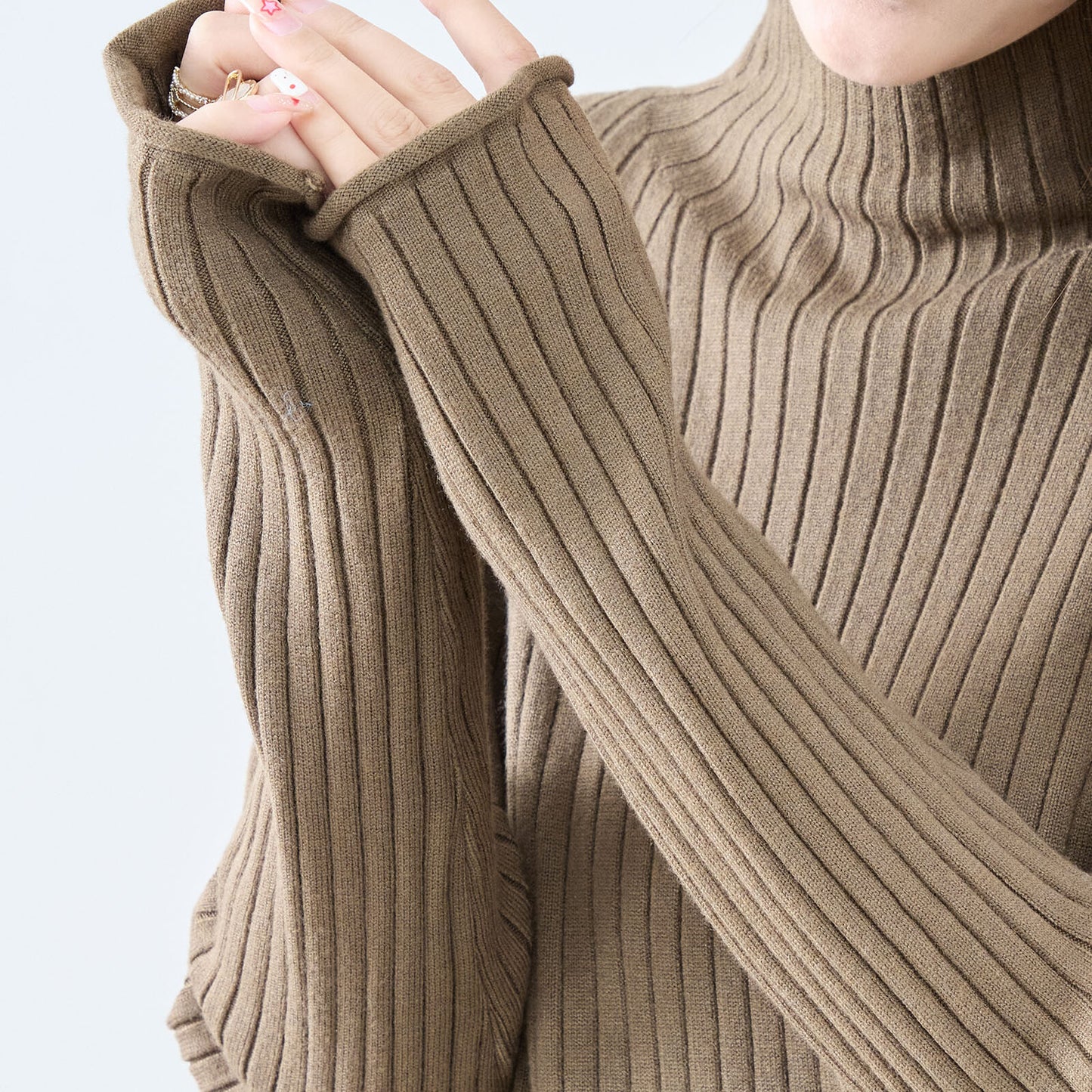 High Neck Knit Sweater 高領針織毛衣