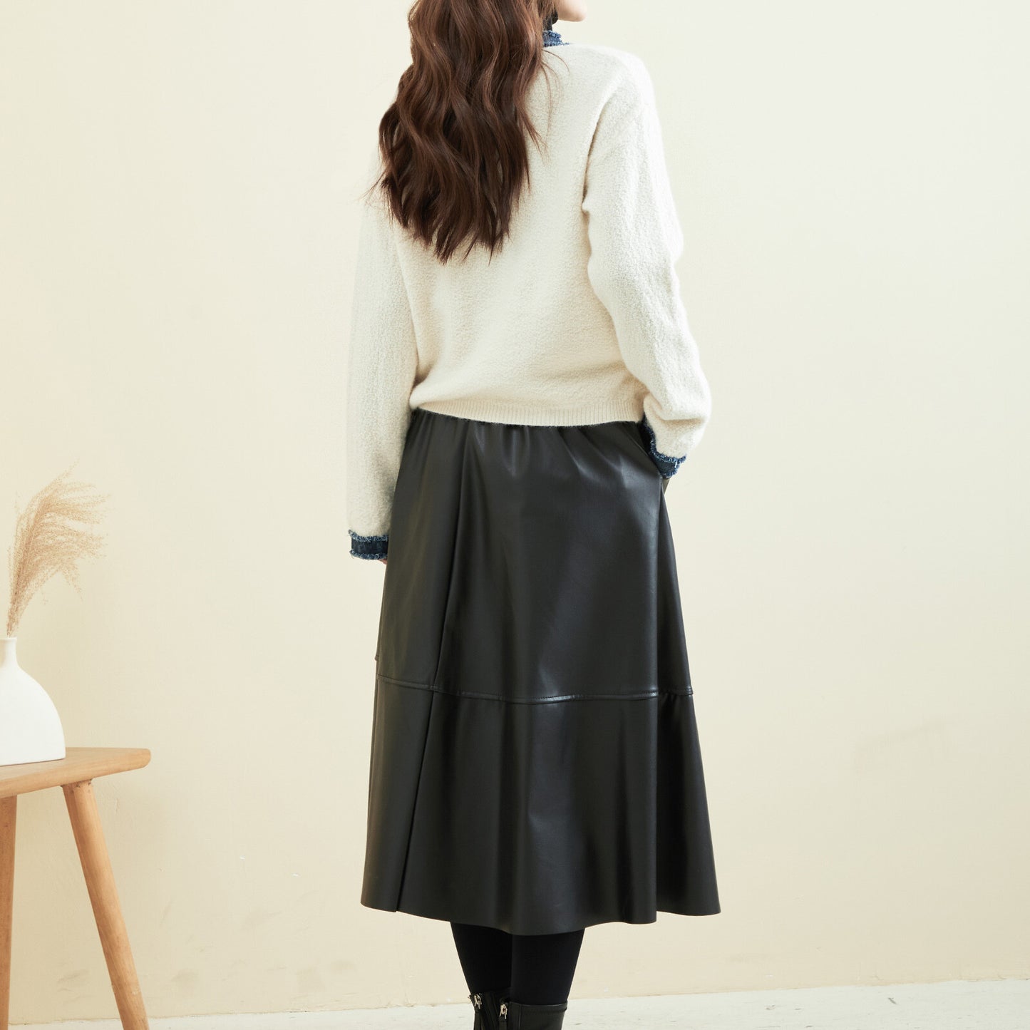Cardigan (with Denim) 開襟衫(配牛仔布)