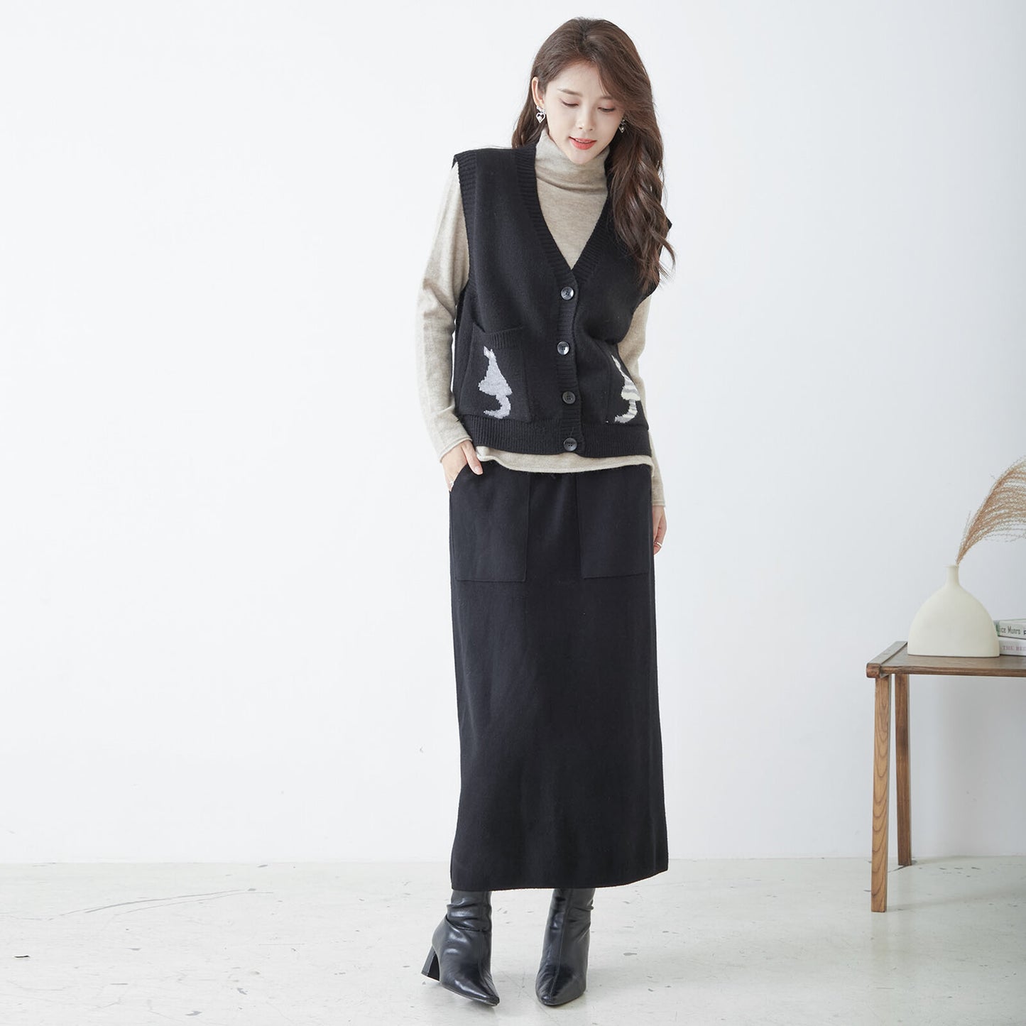 Knit Vest (Cat) 貓貓針織背心