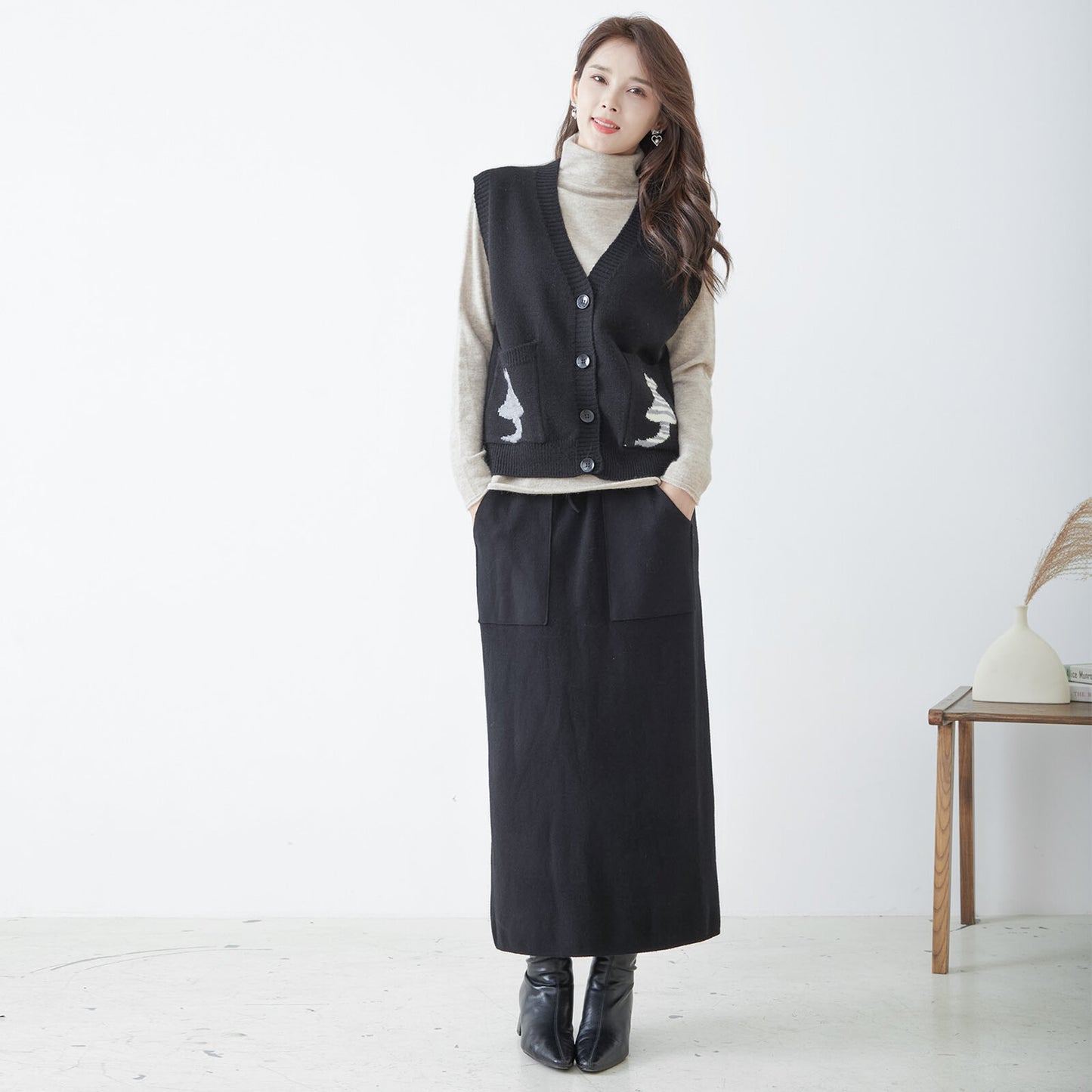 Knit Vest (Cat) 貓貓針織背心