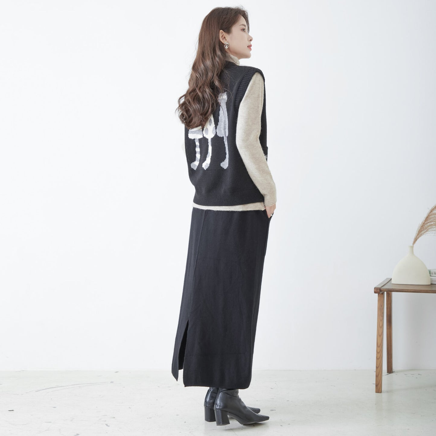 Knit Vest (Cat) 貓貓針織背心