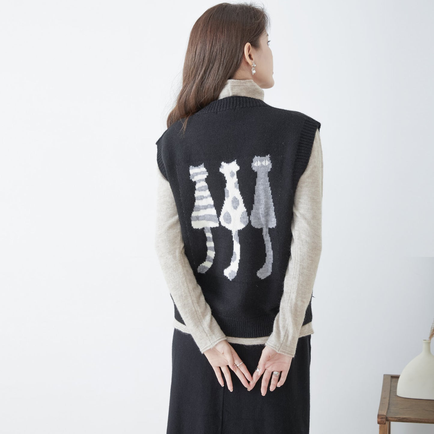 Knit Vest (Cat) 貓貓針織背心