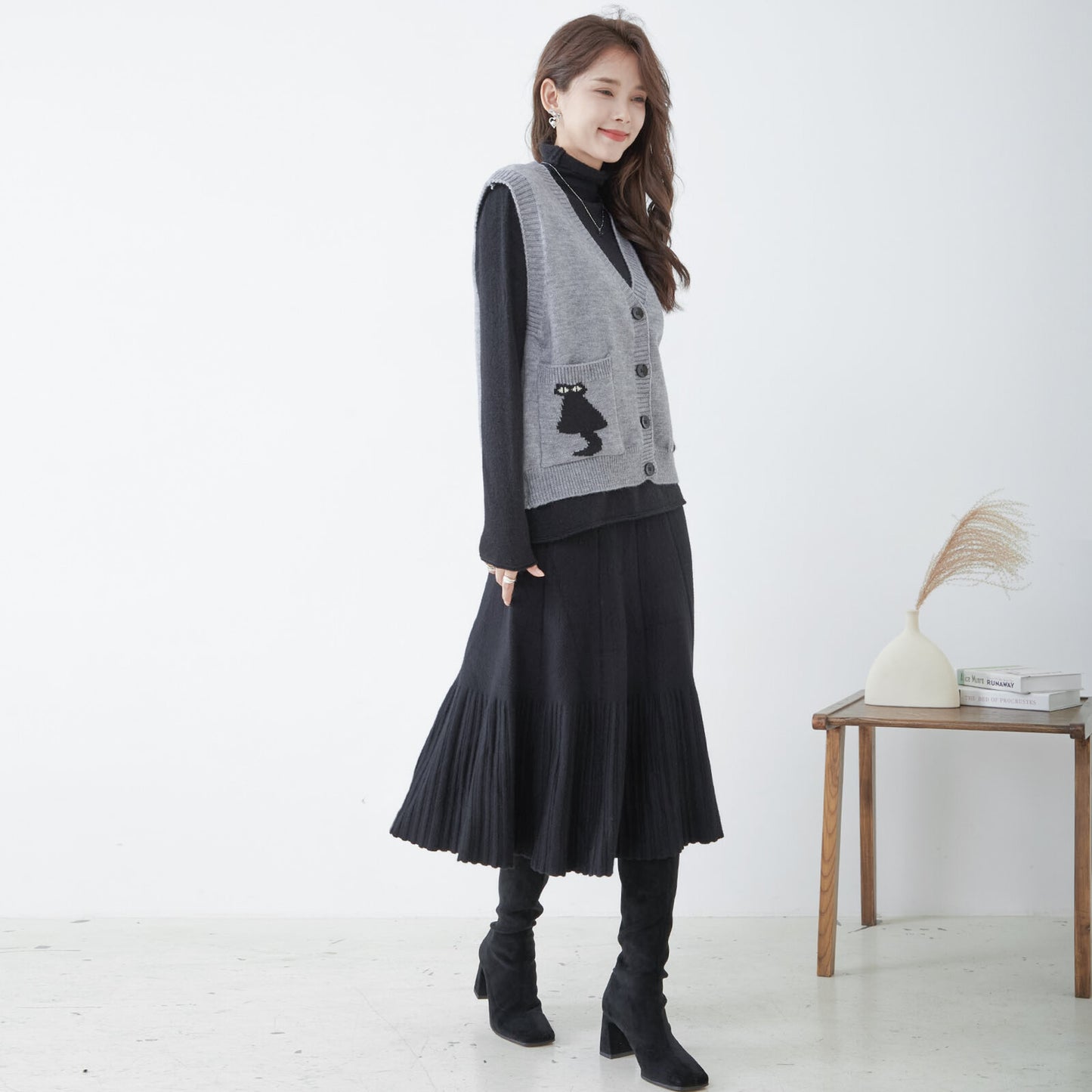 Knit Vest (Cat) 貓貓針織背心