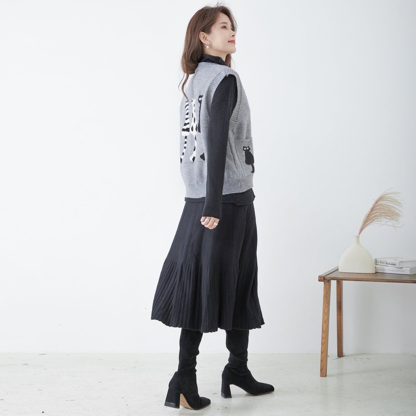 Knit Vest (Cat) 貓貓針織背心