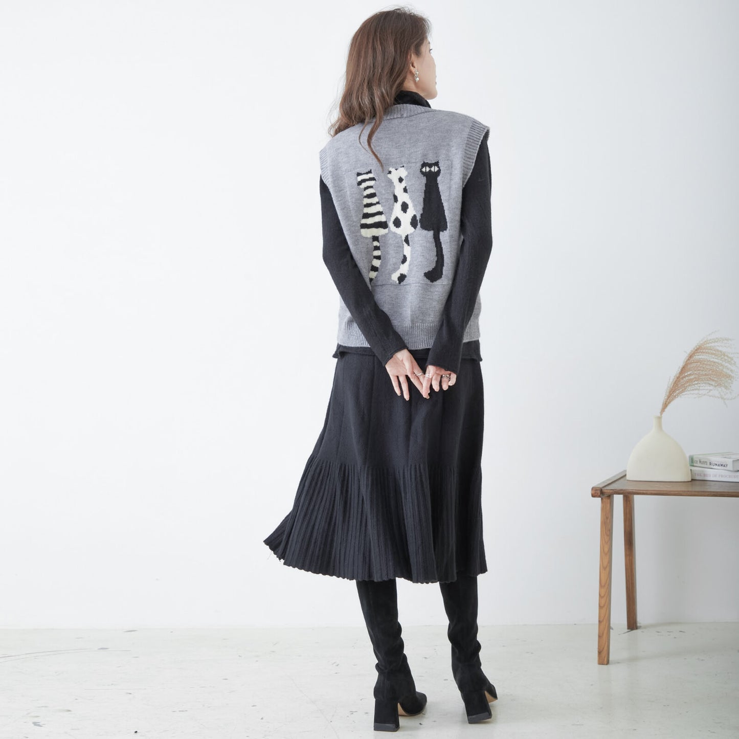 Knit Vest (Cat) 貓貓針織背心