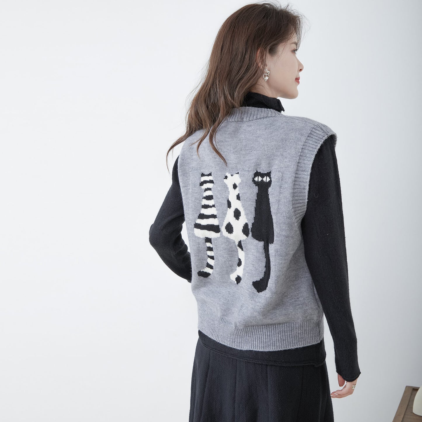Knit Vest (Cat) 貓貓針織背心