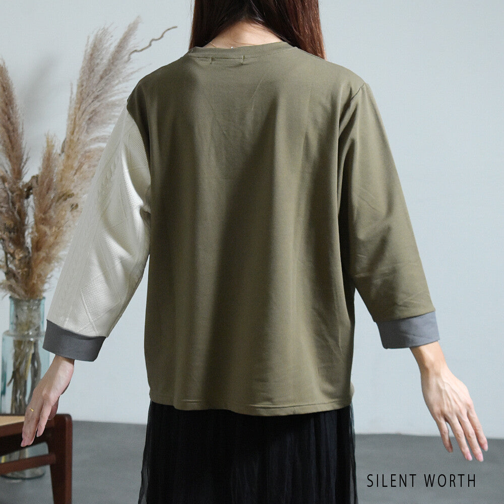 Patchwork Pullover Shirt/Blouse 紐扣襯衫/襯衫拼布套頭衫 (CALA # 1109103 & 1109212)