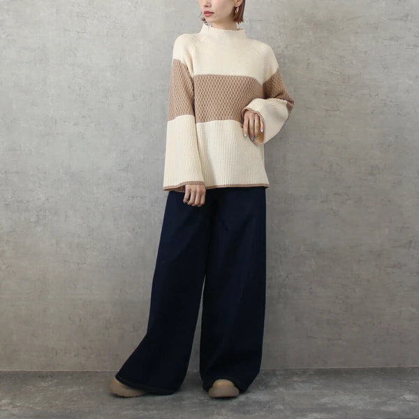 Color Palette Knitted High-Neck Sweater 針織高領毛衣
