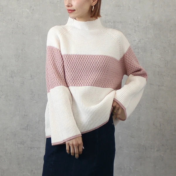 Color Palette Knitted High-Neck Sweater 針織高領毛衣