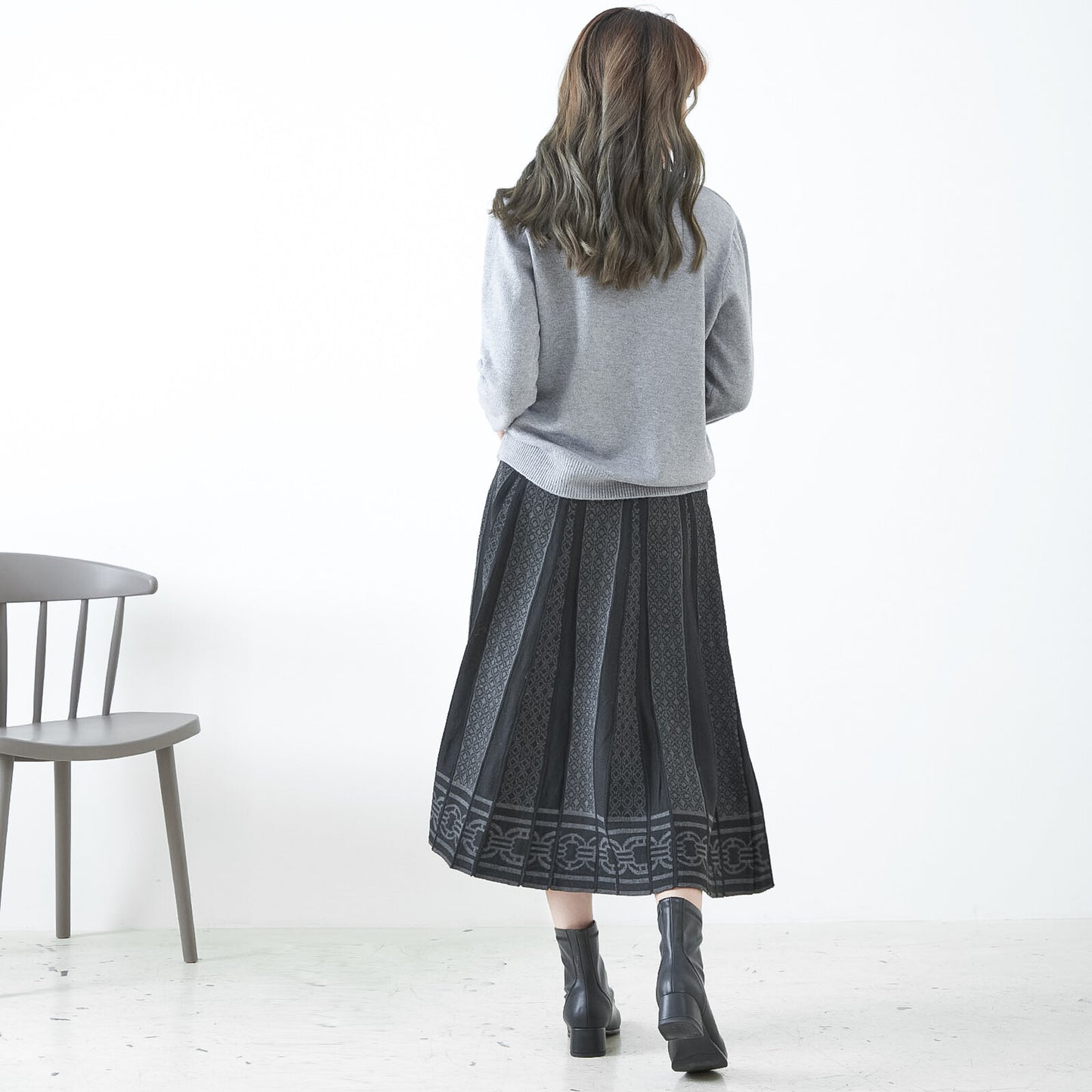 Knitted skirt 針織百褶裙