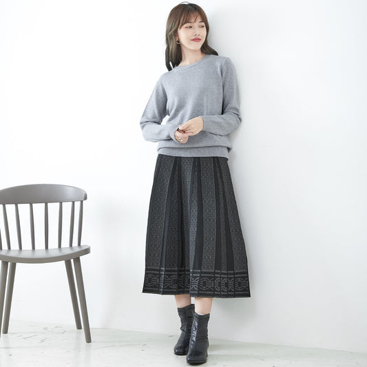 Knitted skirt 針織百褶裙