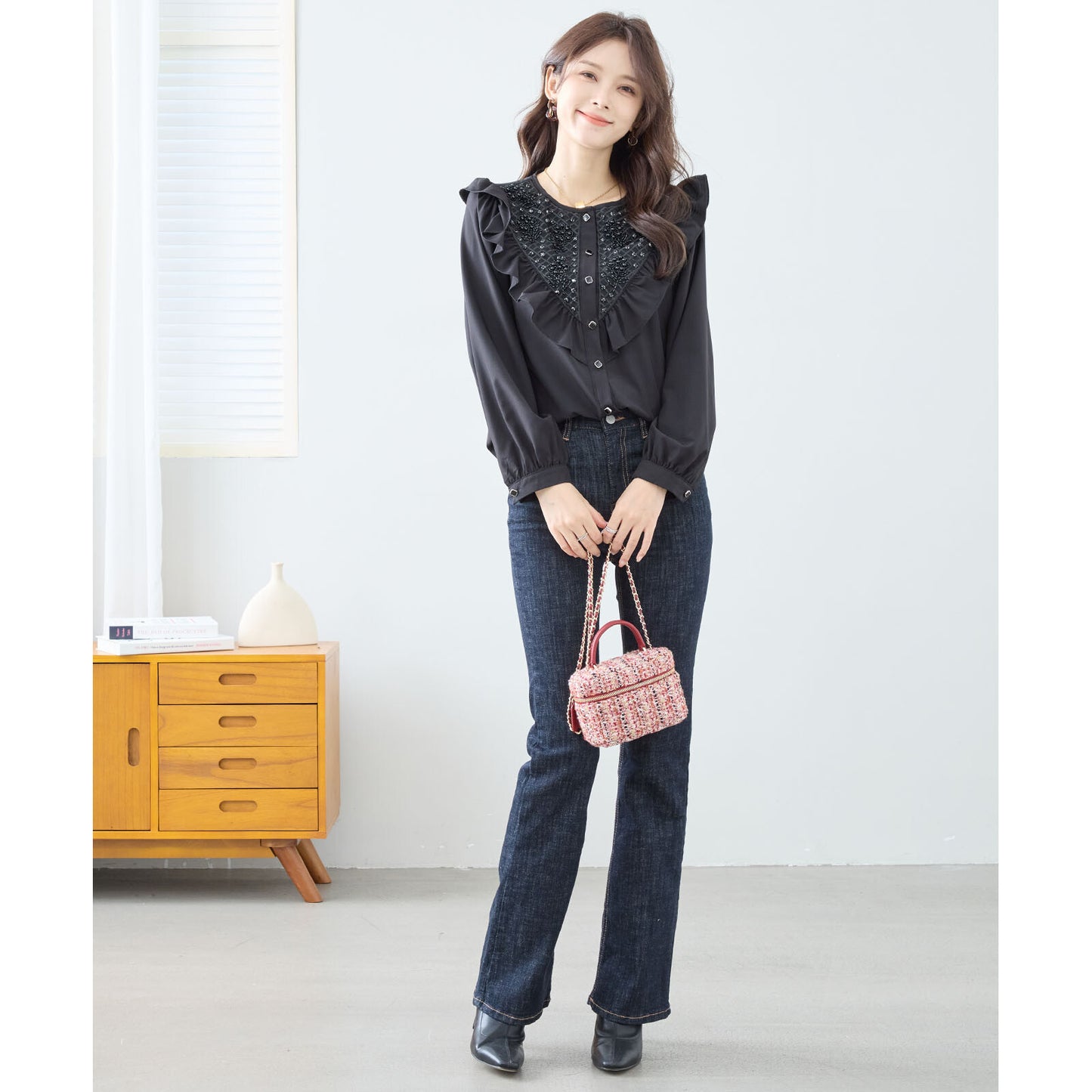 Shirt 褶邊襯衫