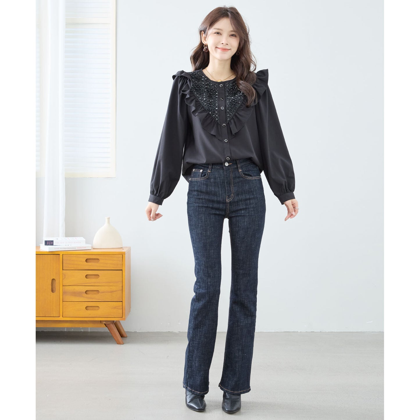 Shirt 褶邊襯衫
