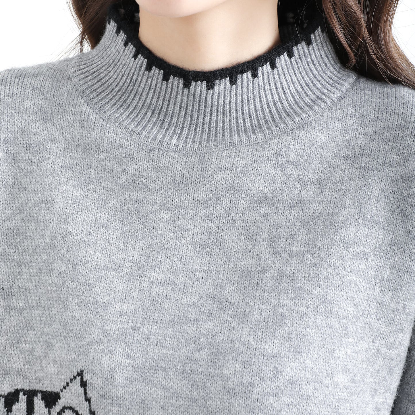 Knitwear with cute cats 可愛貓貓圖案的針織衫