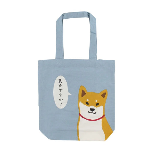 Tote Bag - Shiba Inu (Blue) 柴犬手提包（藍色）