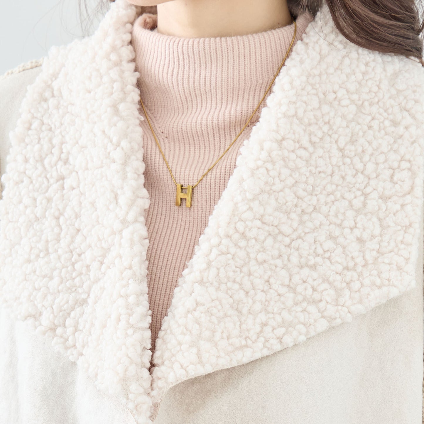 Warm knit jacket