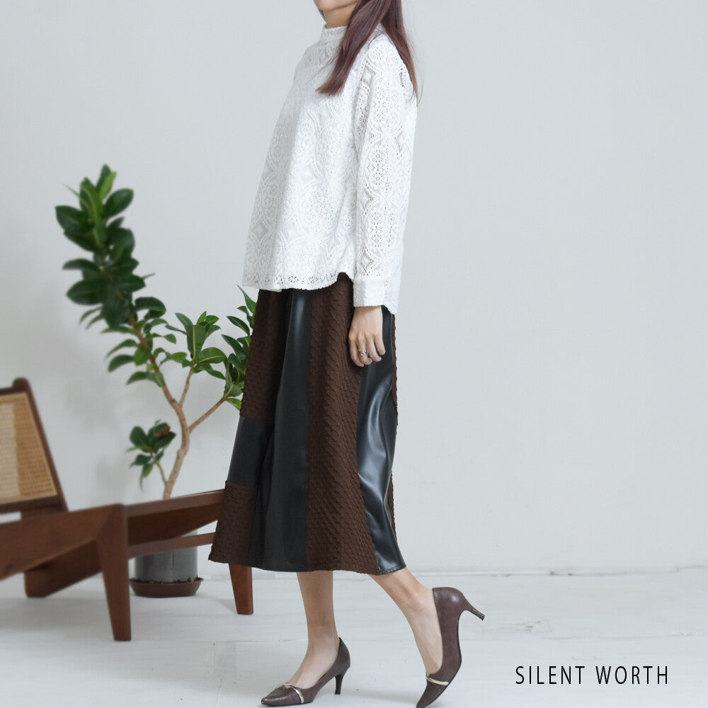 Lace Button-Up Pullover Shirt/Blouse 繫扣襯衫/襯衫套頭蕾絲 (CALA # 1107901)