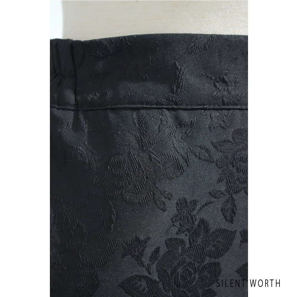 Pleated Floral Pattern Full-Length Pants / 百褶花卉圖案全長褲 (CALA # 1302302)