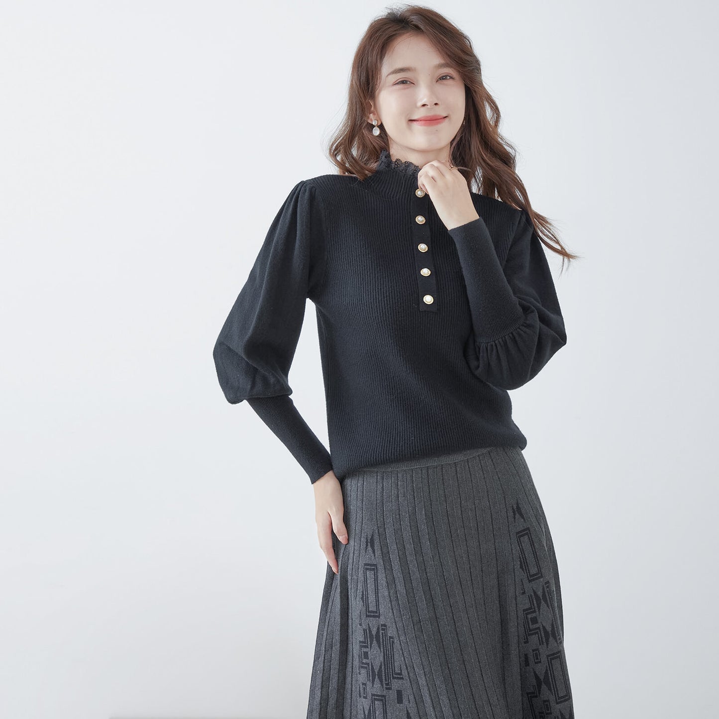 High Neck Sweater 高領毛衣