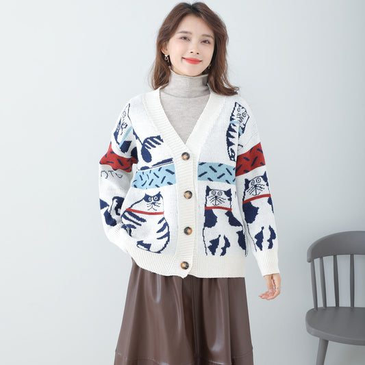 Cardigan (Cat) 開襟衫（貓）