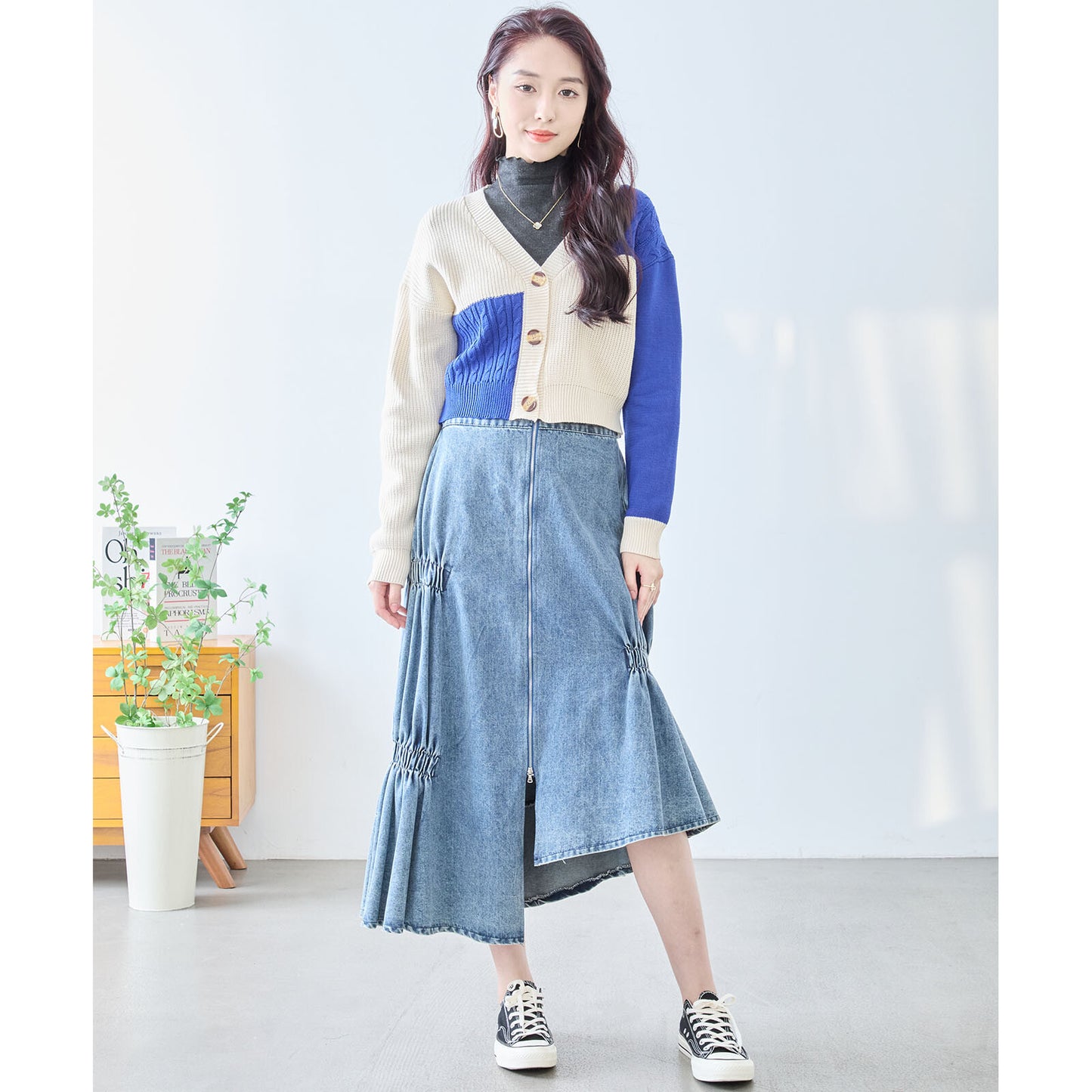 Colour Block Cardigan 開襟衫