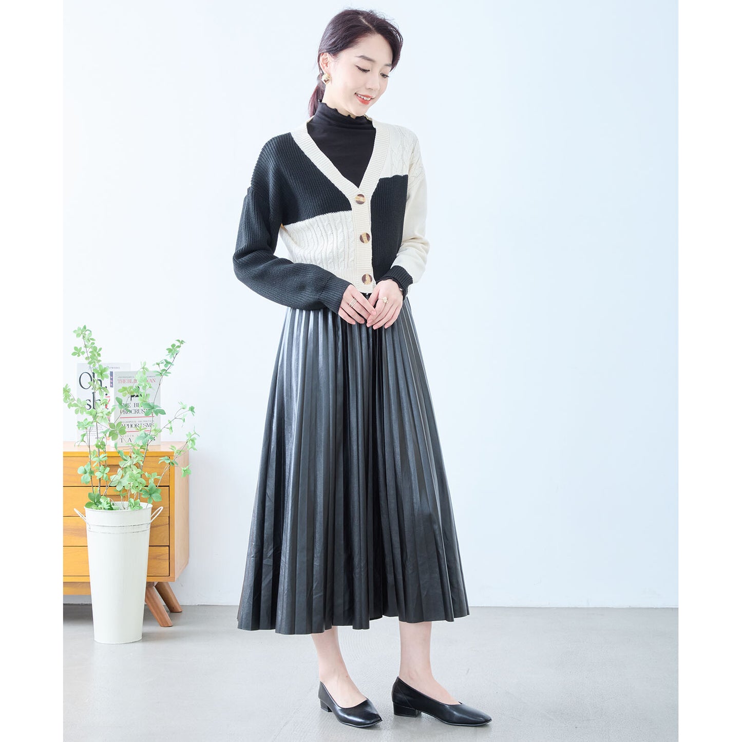 Colour Block Cardigan 開襟衫