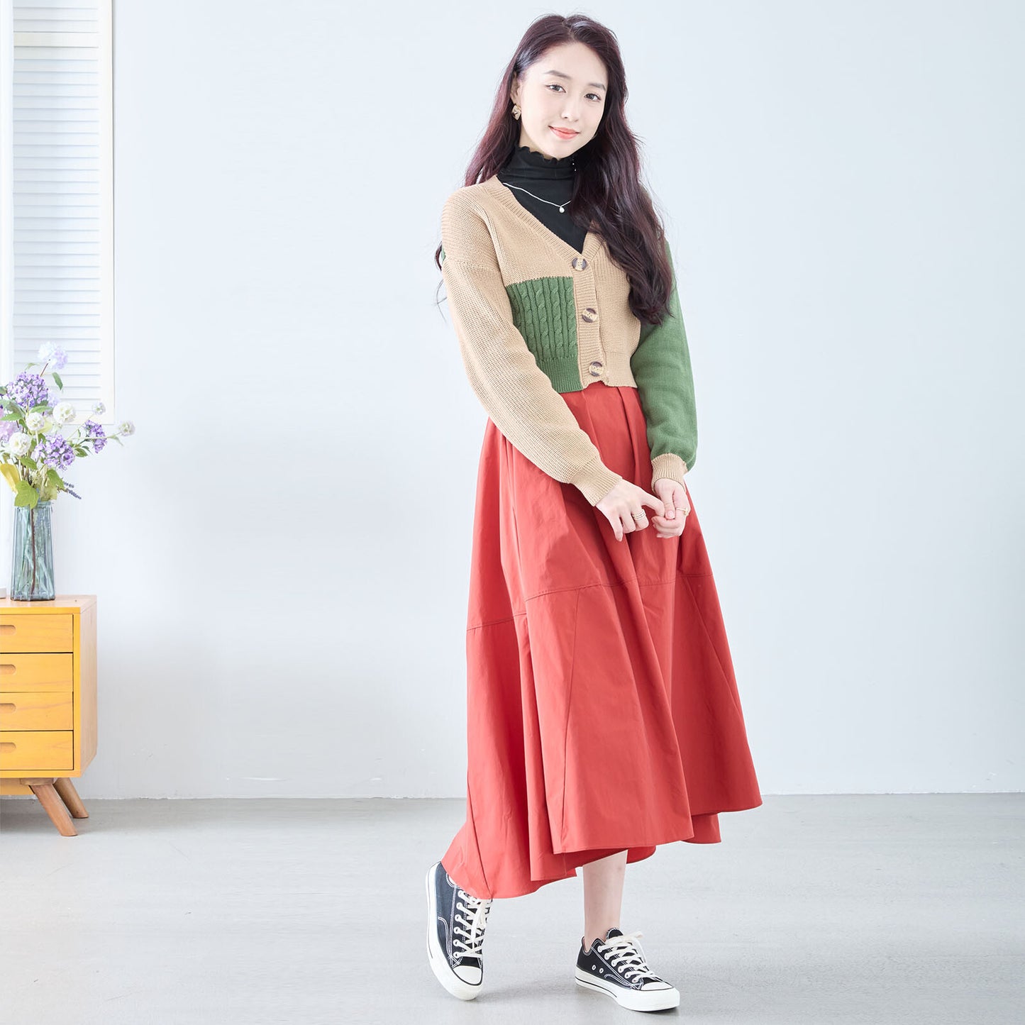 Colour Block Cardigan 開襟衫
