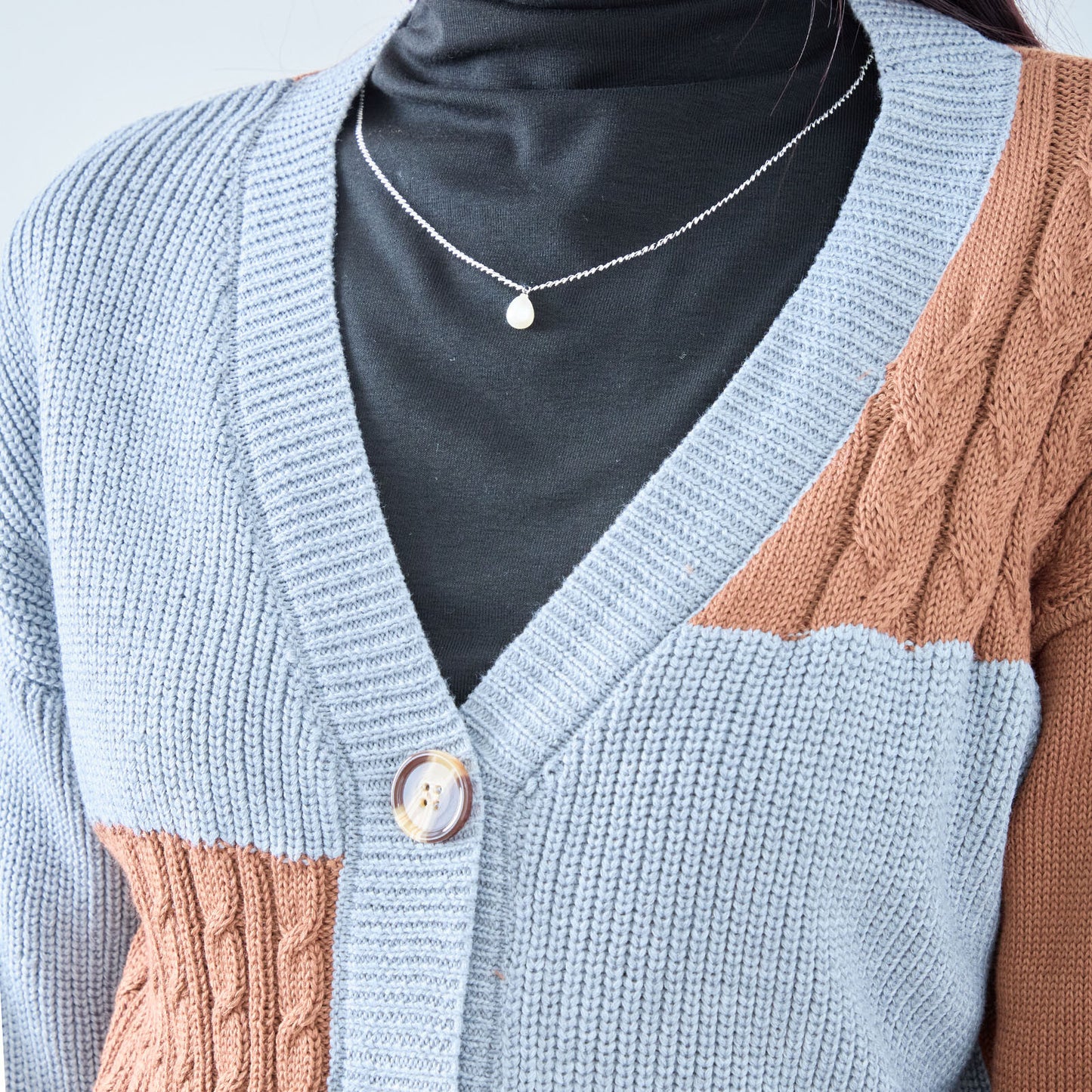 Colour Block Cardigan 開襟衫