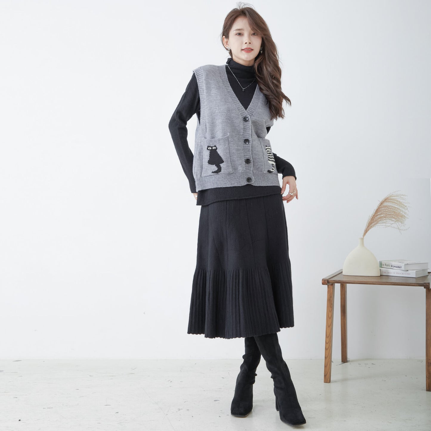 Knit Vest (Cat) 貓貓針織背心