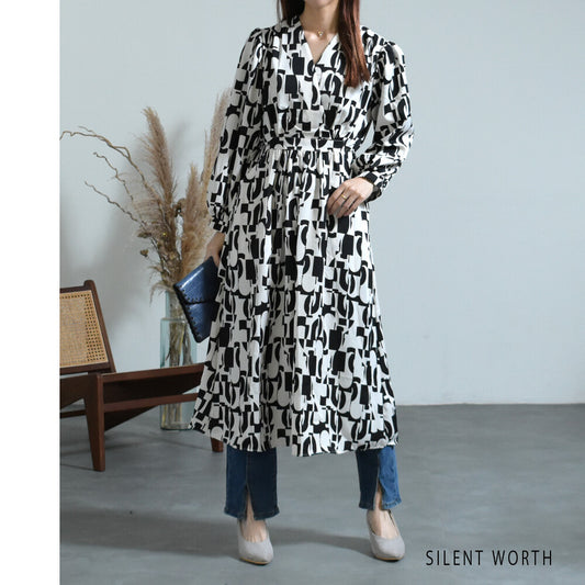 Casual Dress Patterned 全身圖案休閒洋裝 (CALA # 1401901)