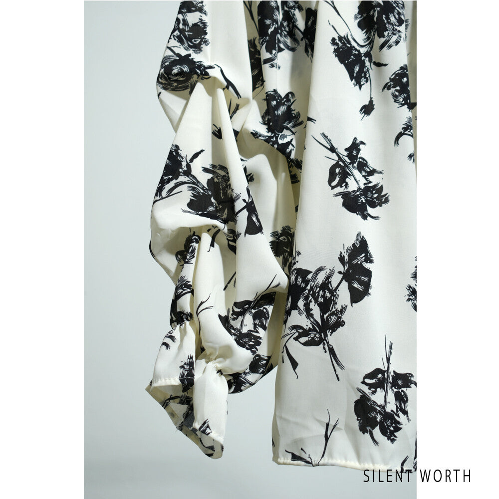Floral Pattern Shirt/Blouse 花卉圖案繫扣襯衫/襯衫 (CALA # 1109401)