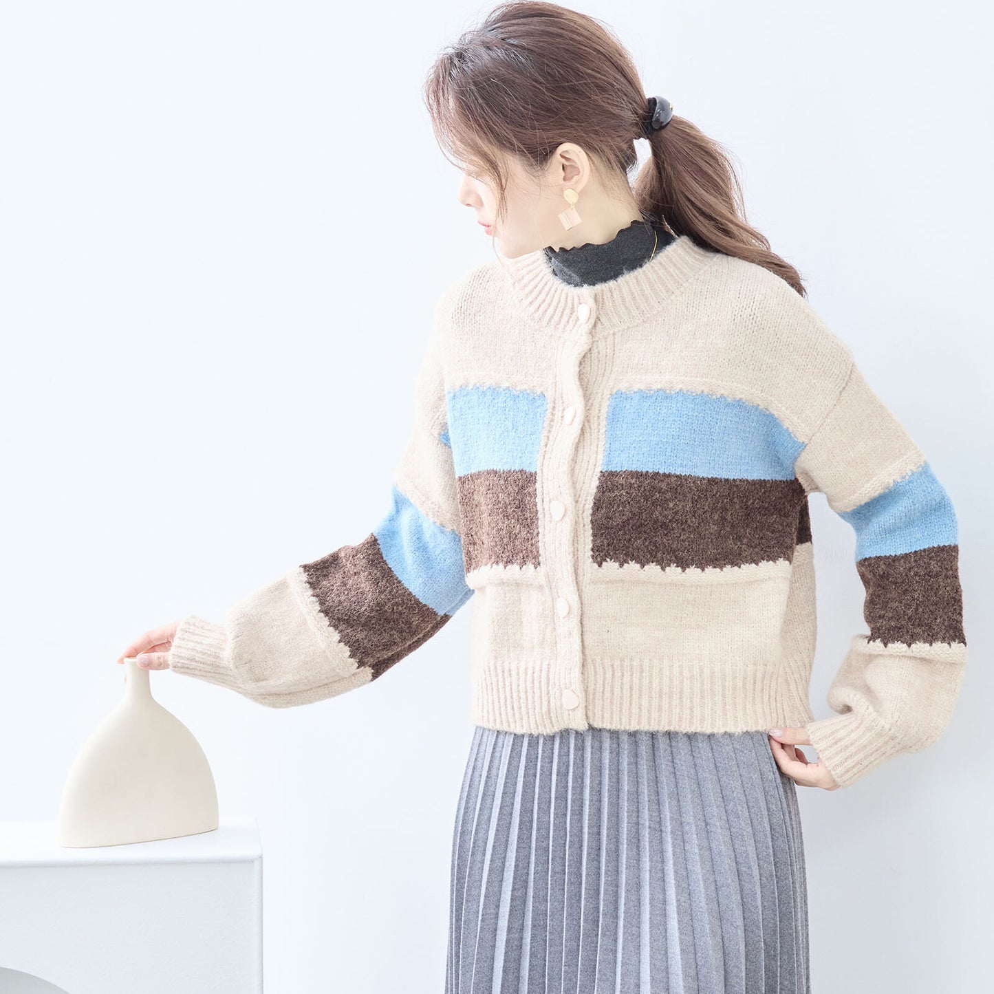 Color Palette Cardigan (Wool) 羊毛開襟衫