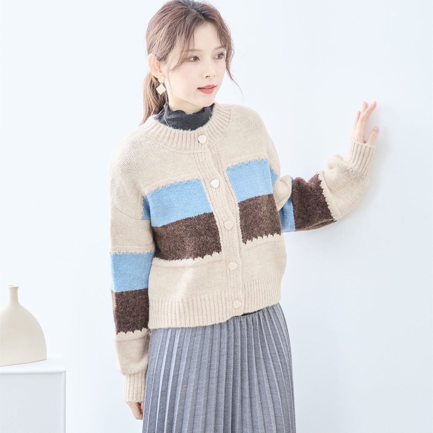 Color Palette Cardigan (Wool) 羊毛開襟衫