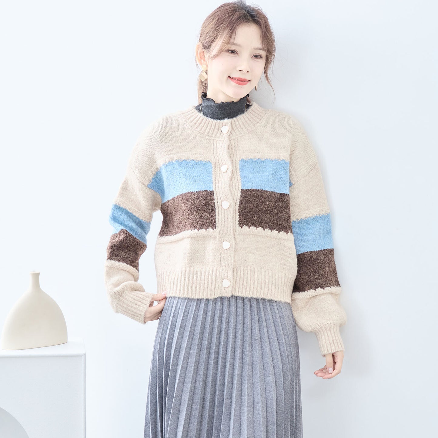 Color Palette Cardigan (Wool) 羊毛開襟衫