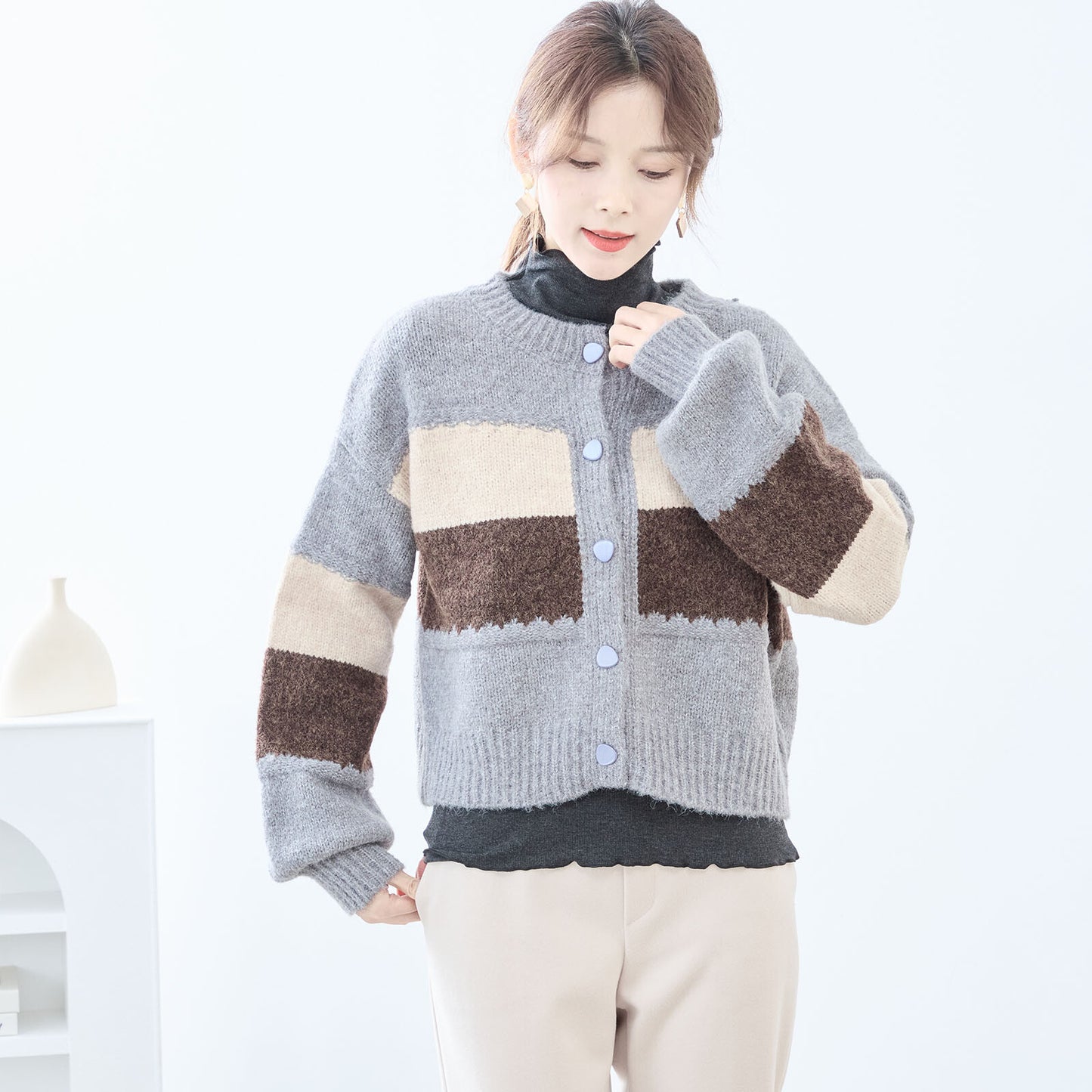 Color Palette Cardigan (Wool) 羊毛開襟衫