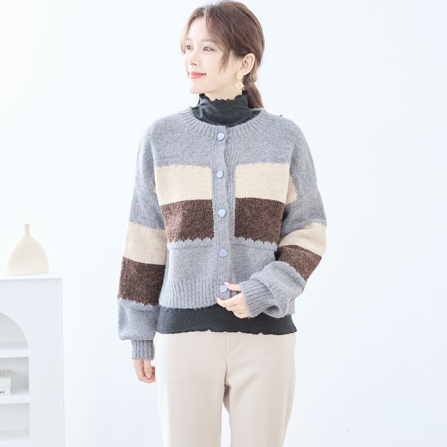 Color Palette Cardigan (Wool) 羊毛開襟衫