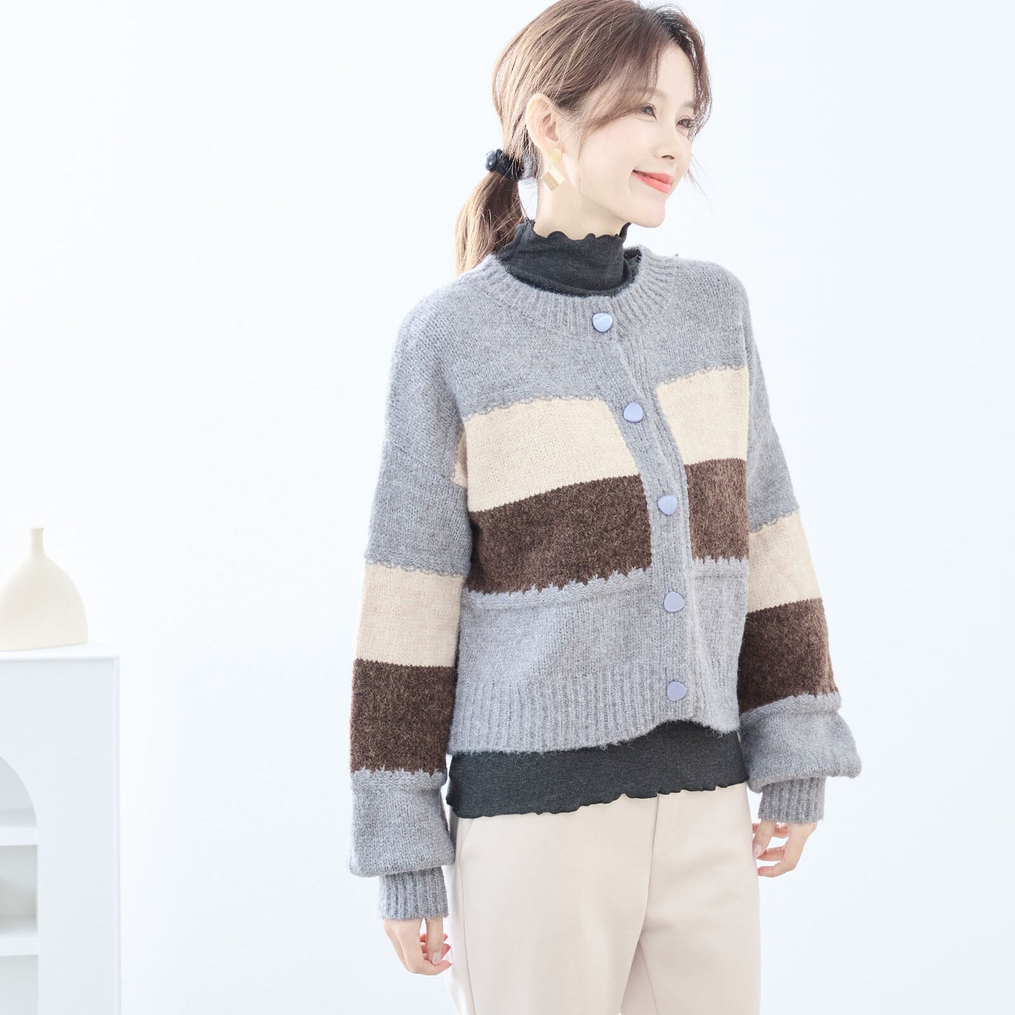 Color Palette Cardigan (Wool) 羊毛開襟衫