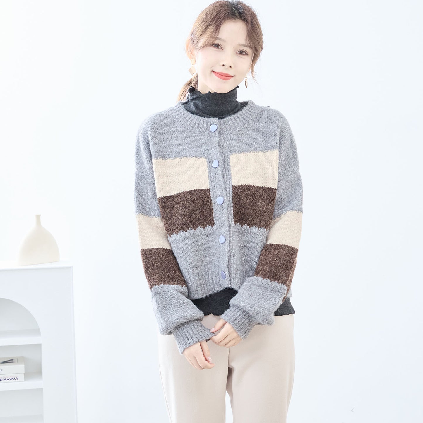 Color Palette Cardigan (Wool) 羊毛開襟衫