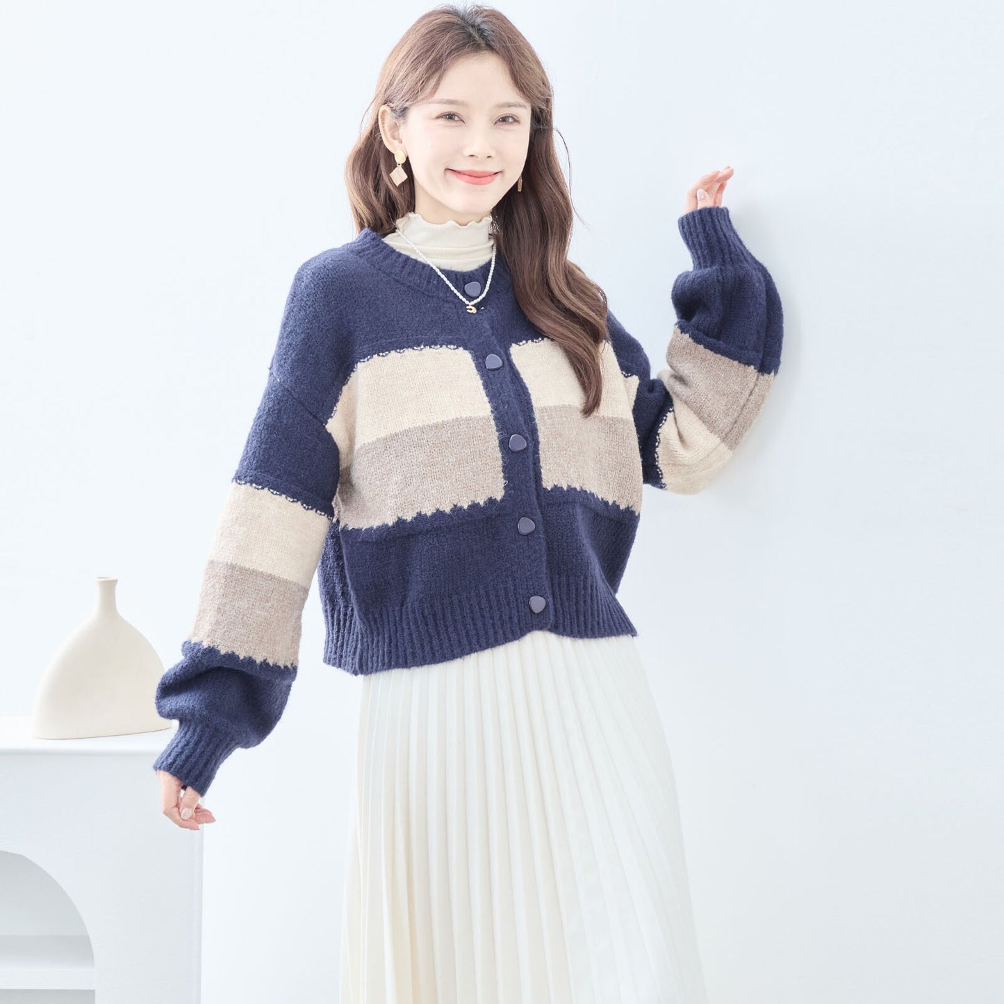 Color Palette Cardigan (Wool) 羊毛開襟衫