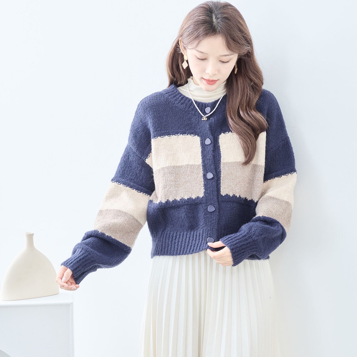 Color Palette Cardigan (Wool) 羊毛開襟衫