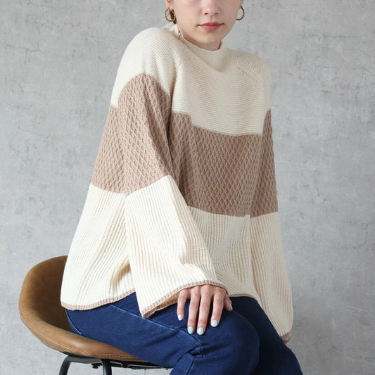 Color Palette Knitted High-Neck Sweater 針織高領毛衣